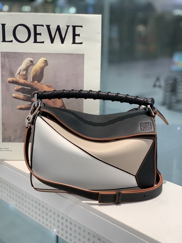 Small Puzzle Edge bag in classic calfskin“24*16*10.5CM”-027=