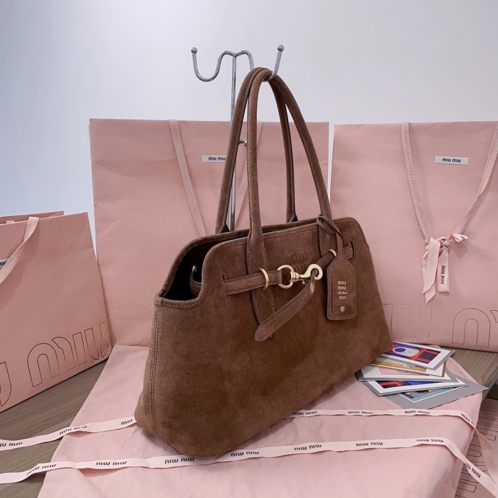 Aventure Suede Leather Handbag“44*22.5*14.5CM”-0011=
