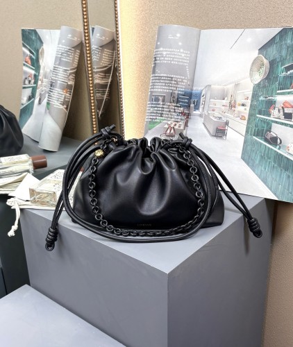 Medium Flamenco purse in mellow nappa lambskin“30*20*10.5CM”-037=