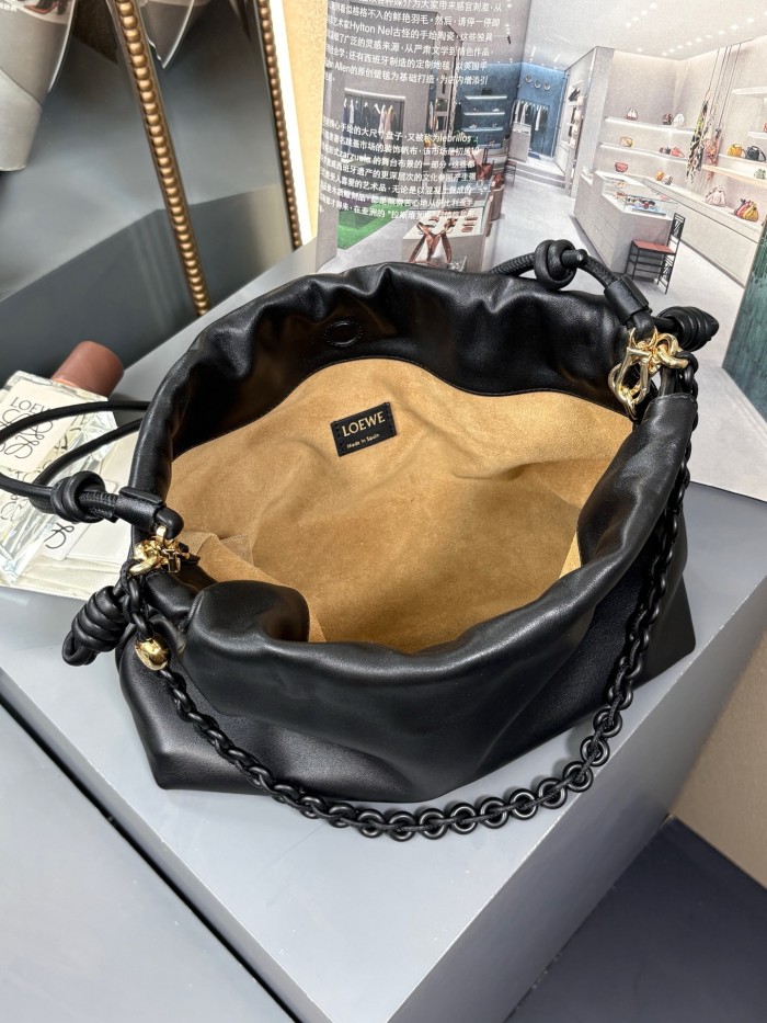 Medium Flamenco purse in mellow nappa lambskin“30*20*10.5CM”-037=