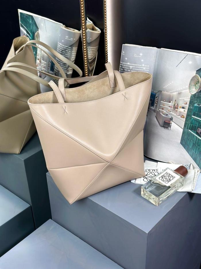 Medium Puzzle Fold tote in nappa calfskin“31.5*25.5*14.5CM”-086=