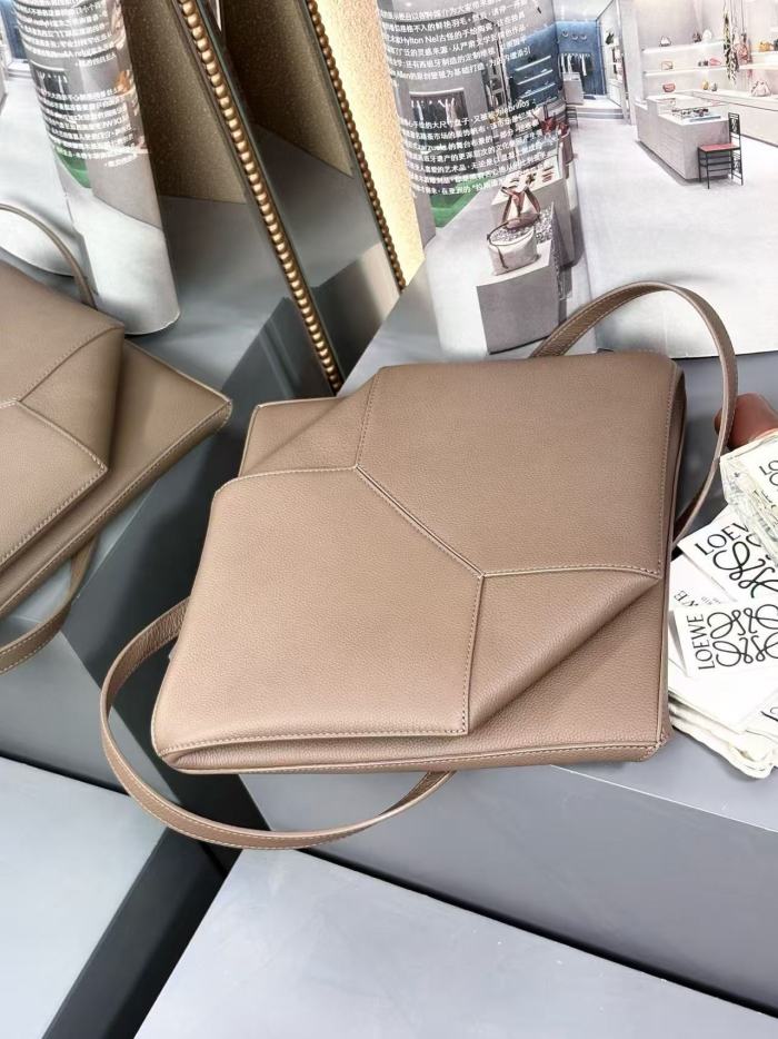 Medium Puzzle Fold tote in nappa calfskin“31.5*25.5*14.5CM”-086=