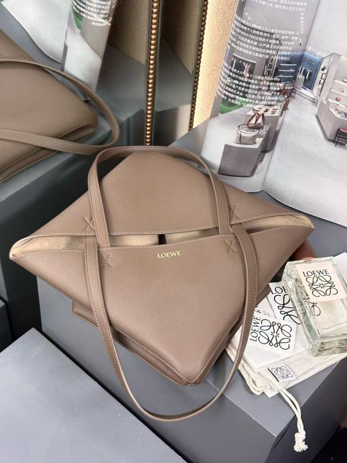 Medium Puzzle Fold tote in nappa calfskin“31.5*25.5*14.5CM”-086=