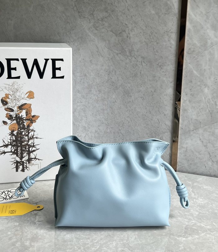Mini Flamenco Clutch In Nappa Calfskin“22.5*18*9CM”-057=