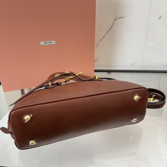 Aventure Nappa Leather Top-Handle Bag“33*17*11CM”-0811=