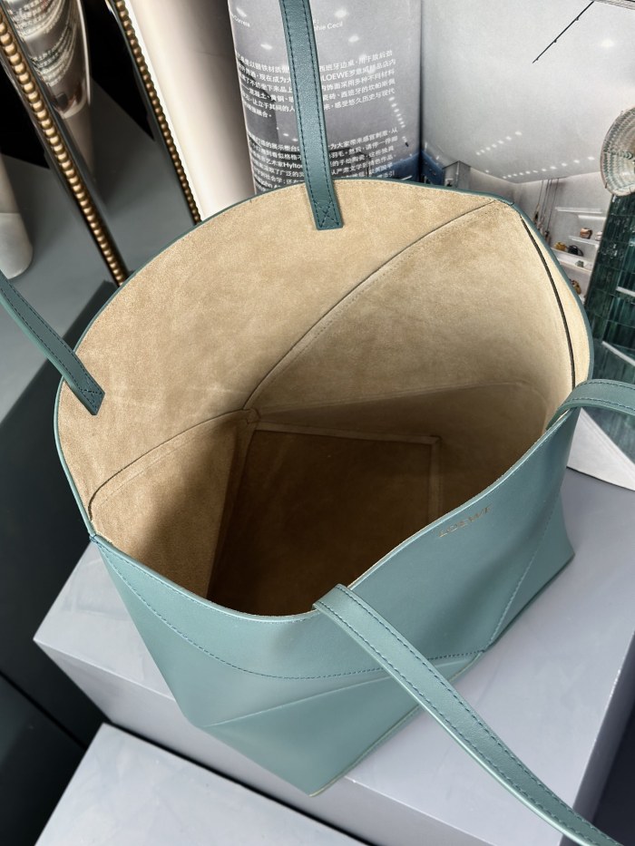 Medium Puzzle Fold tote in nappa calfskin“31.5*25.5*14.5CM”-086=
