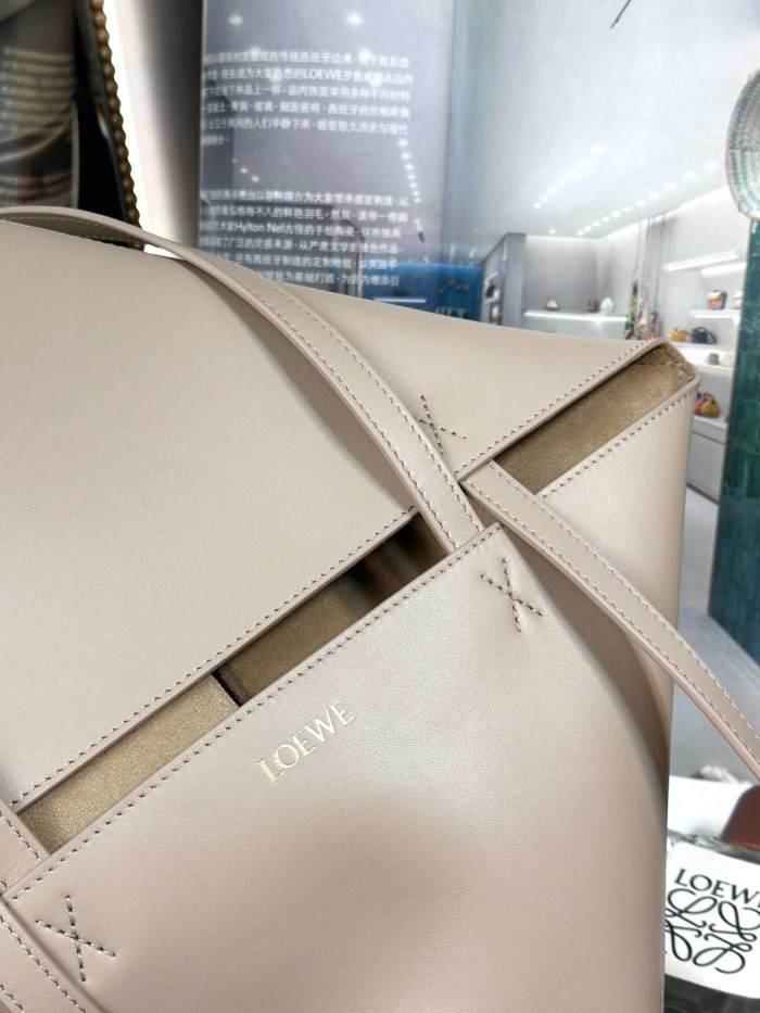 Medium Puzzle Fold tote in nappa calfskin“31.5*25.5*14.5CM”-086=