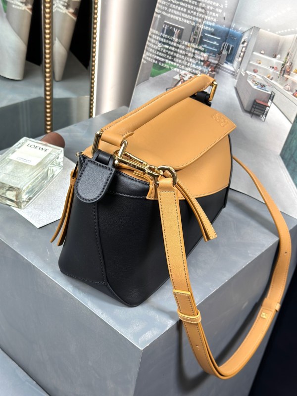 Small Puzzle Edge bag in classic calfskin“24*16*10.5CM”-086=