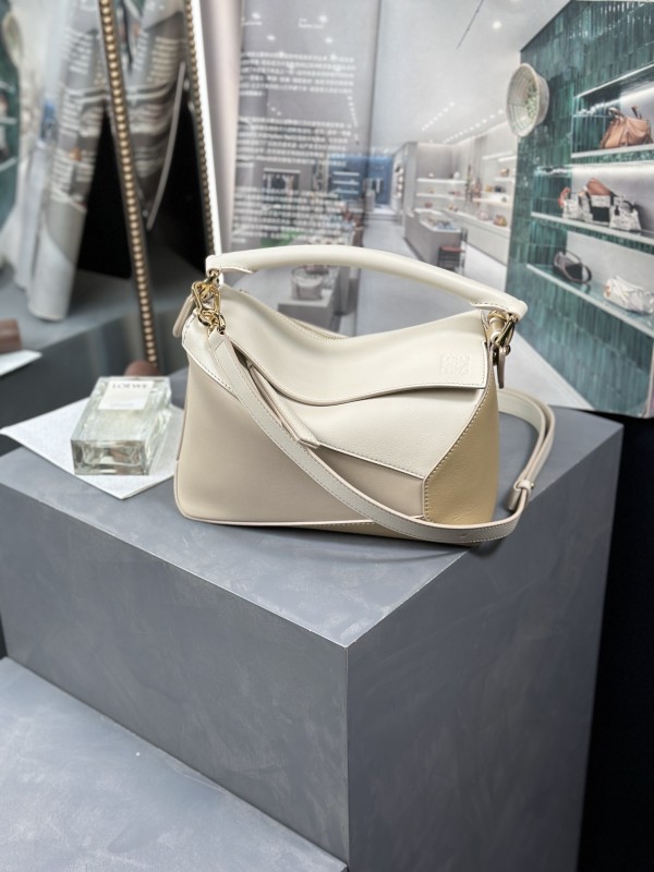 Small Puzzle Edge bag in classic calfskin“24*16*10.5CM”-086=