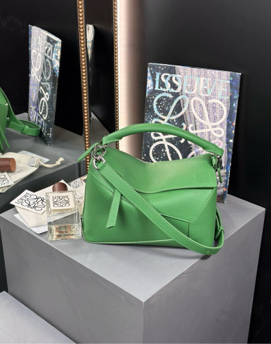 Small Puzzle Edge bag in classic calfskin“24*16*10.5CM”-086=
