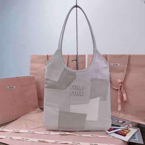IVY Leather Patchwork Bag“40*35CM”-069=