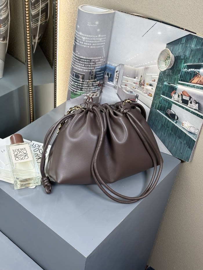 Medium Flamenco purse in mellow nappa lambskin“30*20*10.5CM”-037=