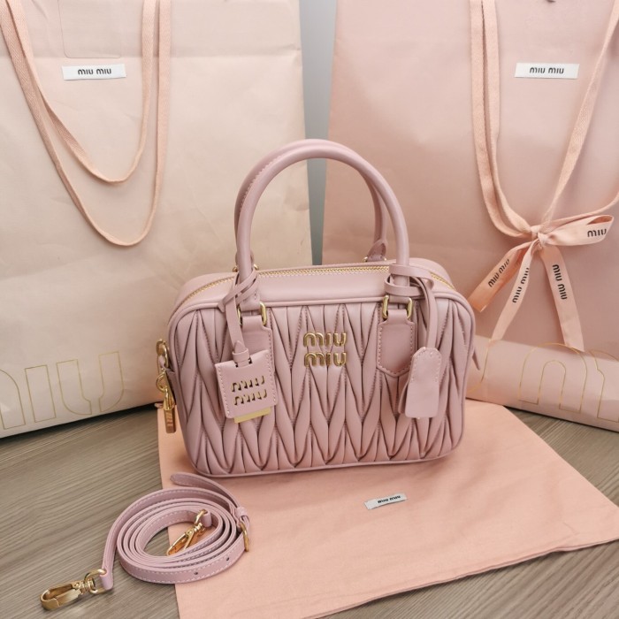 Arcadie Matelassé Nappa Leather Bag“24*16*7.5CM”-0511=