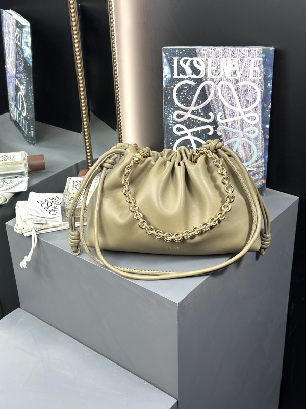 Medium Flamenco purse in mellow nappa lambskin“30*20*10.5CM”-037=