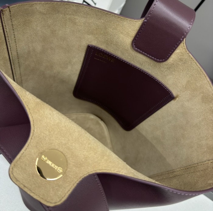 Pebble Bucket Bag In Soft Grained Calfskin“28*24.5*23.5CM”-087=