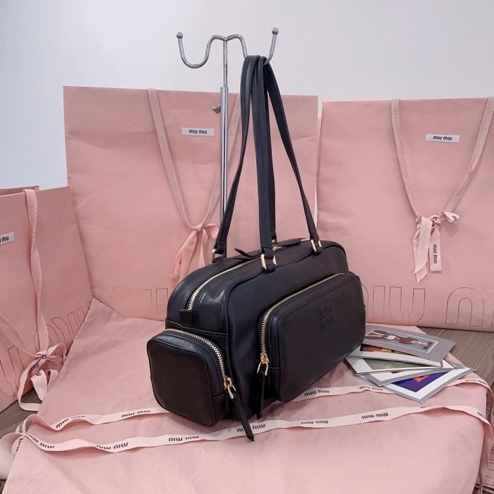 Leather Beau bag“32*15.5*11CM”-0021=