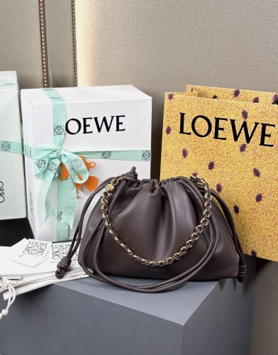 Medium Flamenco purse in mellow nappa lambskin“30*20*10.5CM”-037=