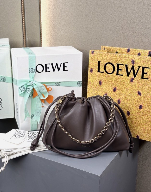 Medium Flamenco purse in mellow nappa lambskin“30*20*10.5CM”-037=