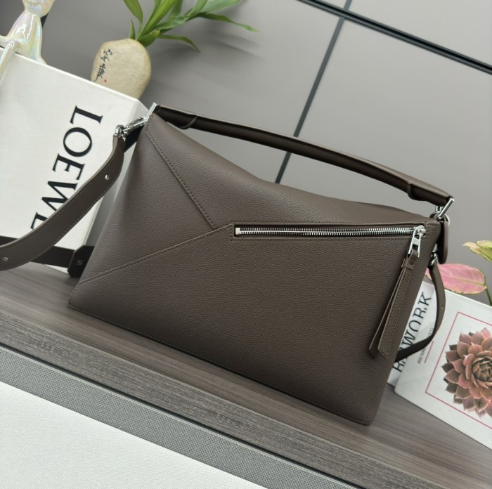 Puzzle Edge Bag In Soft Grained Calfskin“33*21.5*14.7CM”-008=