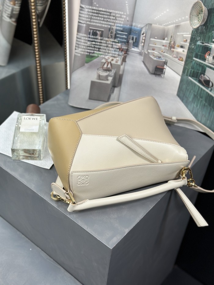 Small Puzzle Edge bag in classic calfskin“24*16*10.5CM”-086=