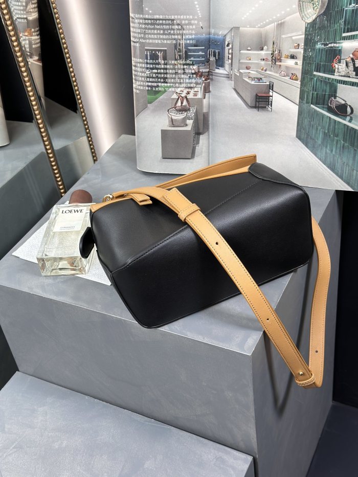 Small Puzzle Edge bag in classic calfskin“24*16*10.5CM”-086=