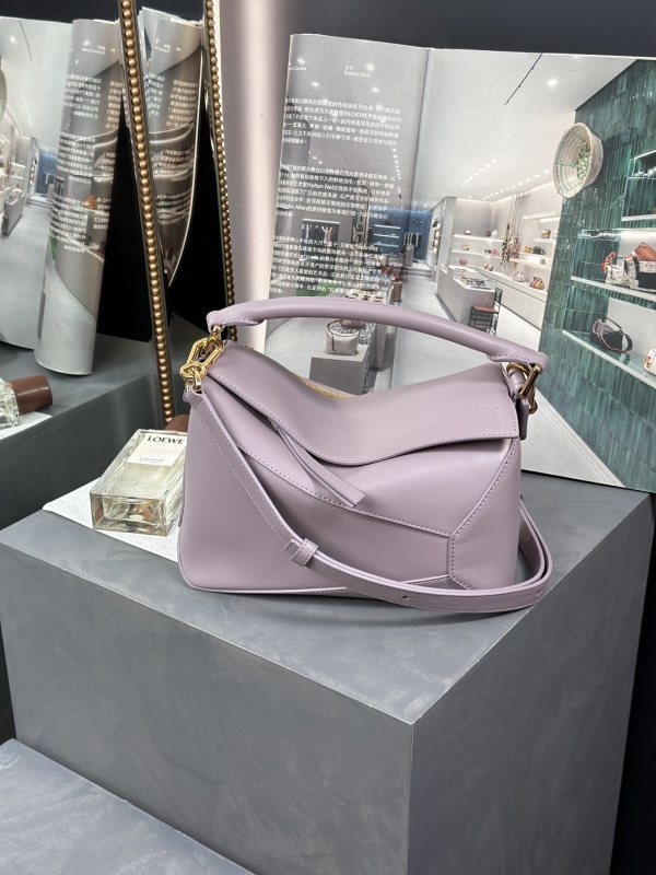 Small Puzzle Edge bag in classic calfskin“24*16*10.5CM”-086=