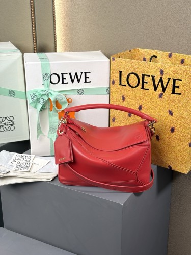 Small Featherlight Puzzle bag in nappa lambskin“24*16.5*10.5CM”-057=