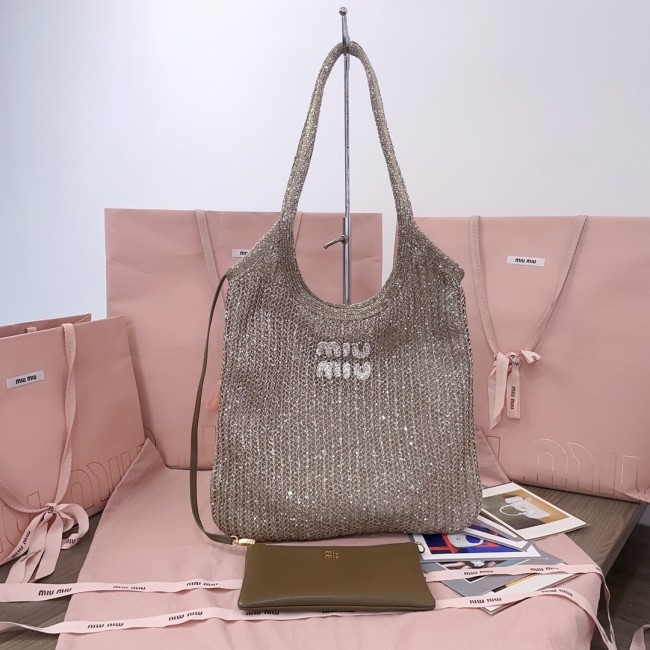 IVY Sequin Mesh Bag“40*35CM”-0301=