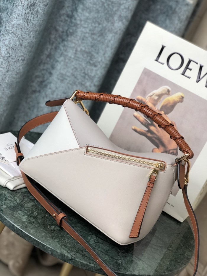 Small Puzzle Edge bag in classic calfskin“24*16*10.5CM”-027=