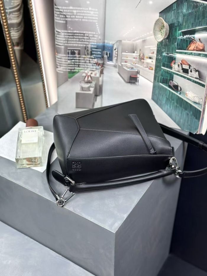 Small Puzzle Edge bag in classic calfskin“24*16*10.5CM”-086=