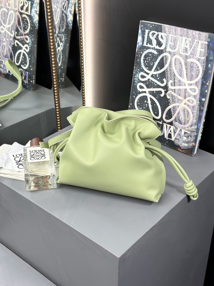 Mini Flamenco Clutch In Nappa Calfskin“22.5*18*9CM”-057=