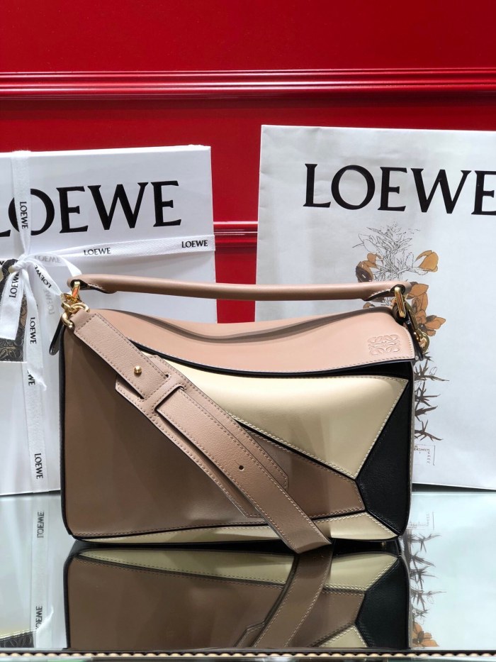 Medium Puzzle bag in classic calfskin“29*18*12CM”-027=