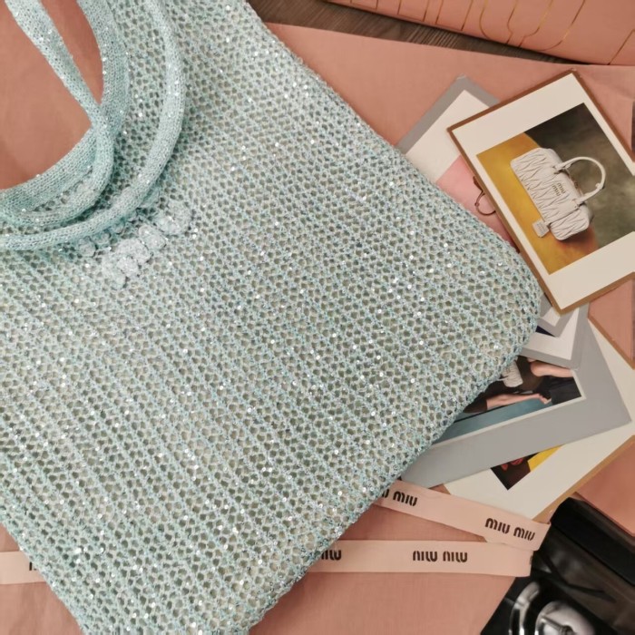 IVY Sequin Mesh Handbag“40*35CM”-0301=