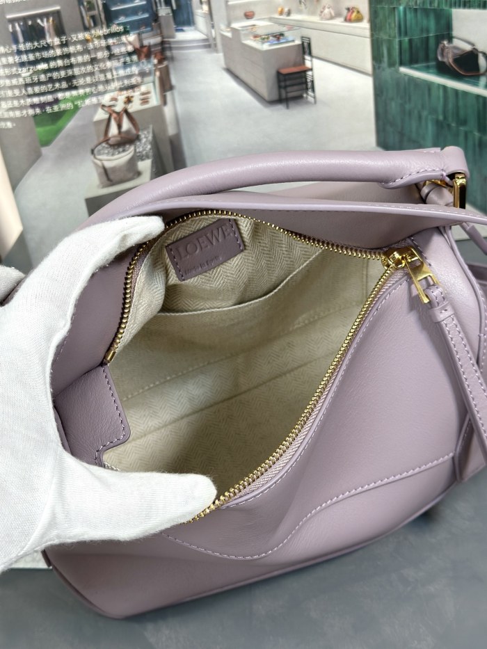 Small Puzzle Edge bag in classic calfskin“24*16*10.5CM”-086=
