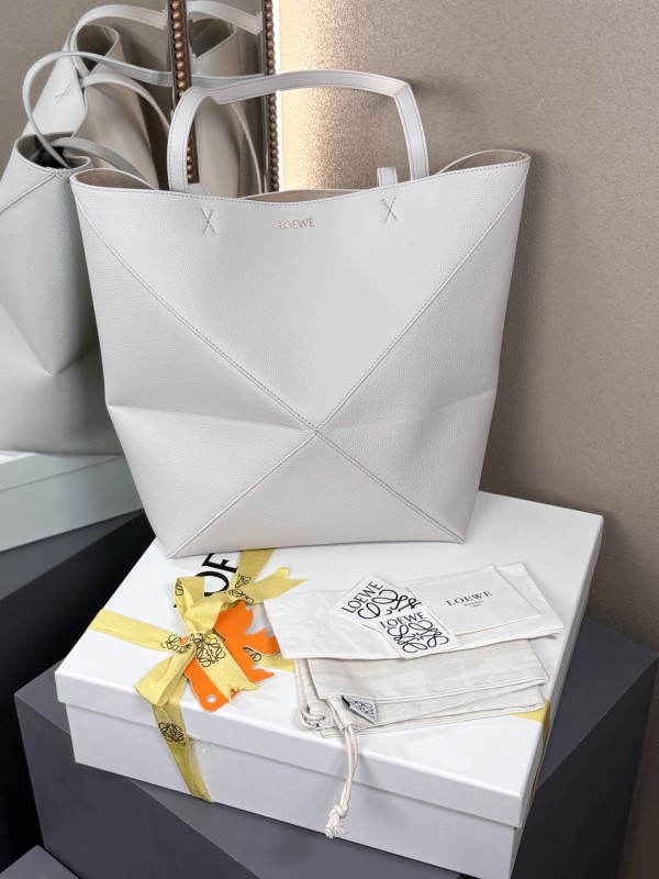 Medium Puzzle Fold tote in nappa calfskin“31.5*25.5*14.5CM”-086=