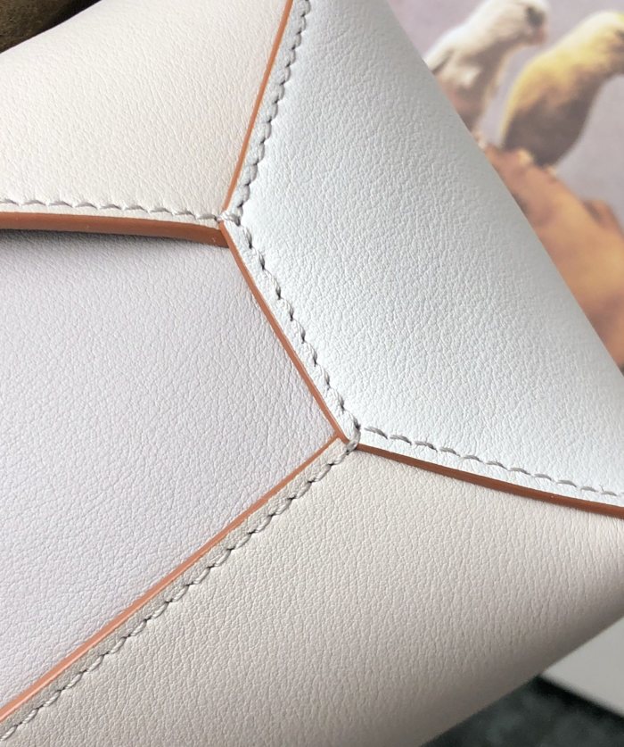 Small Puzzle Edge bag in classic calfskin“24*16*10.5CM”-027=