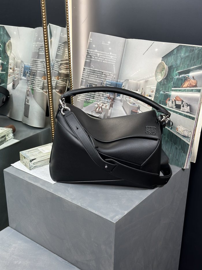 Medium Puzzle Edge bag in classic calfskin“29*19.5*14CM”-057=