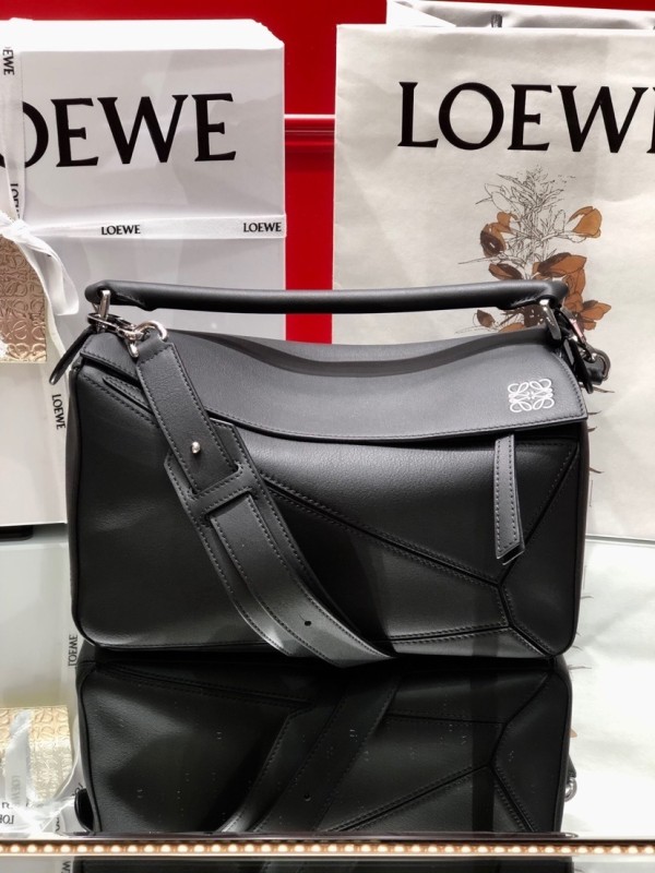 Medium Puzzle bag in classic calfskin“29*18*12CM”-027=