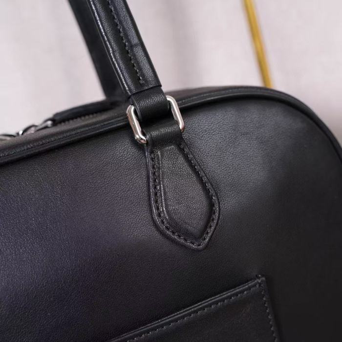 Pocket Nappa Leather Bag“31*20*16CM”-0521=