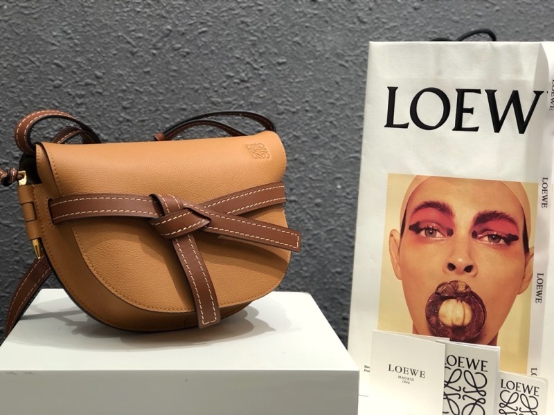 Gate Dual Bag In Soft Calfskin And Jacquard“20*19*11.5CM”-086=