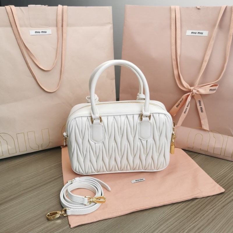 Arcadie Matelassé Nappa Leather Bag“24*16*7.5CM”-0511=