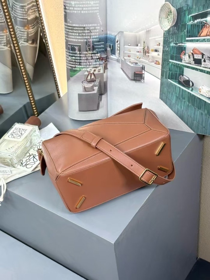 Small Featherlight Puzzle bag in nappa lambskin“24*16.5*10.5CM”-057=