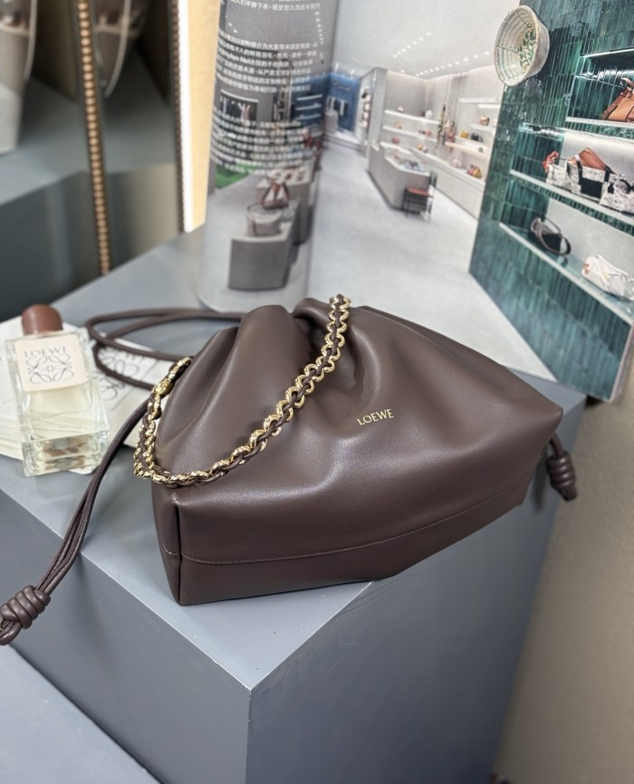 Medium Flamenco purse in mellow nappa lambskin“30*20*10.5CM”-037=