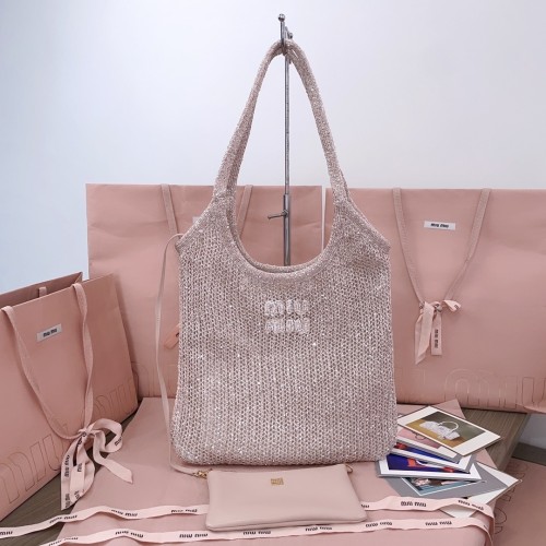 IVY Sequin Mesh Bag“40*35CM”-0301=