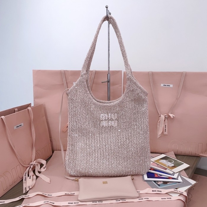IVY Sequin Mesh Bag“40*35CM”-0301=