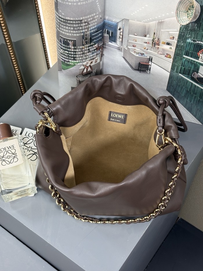 Medium Flamenco purse in mellow nappa lambskin“30*20*10.5CM”-037=