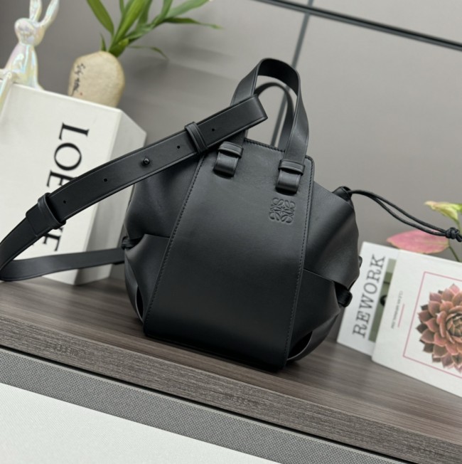 Compact Hammock Bag In Calfskin“27*22*17CM”-067=