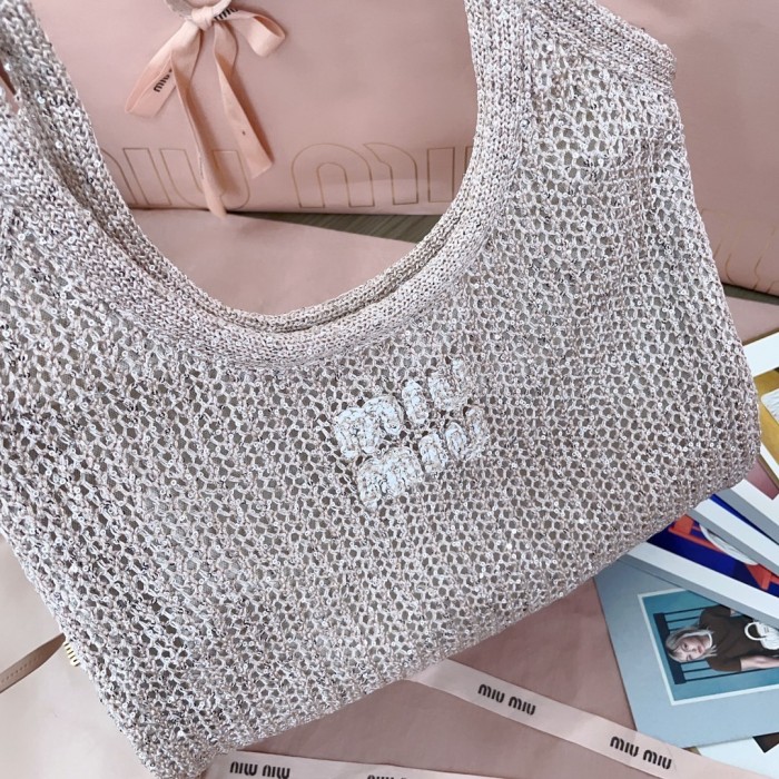 IVY Sequin Mesh Bag“40*35CM”-0301=