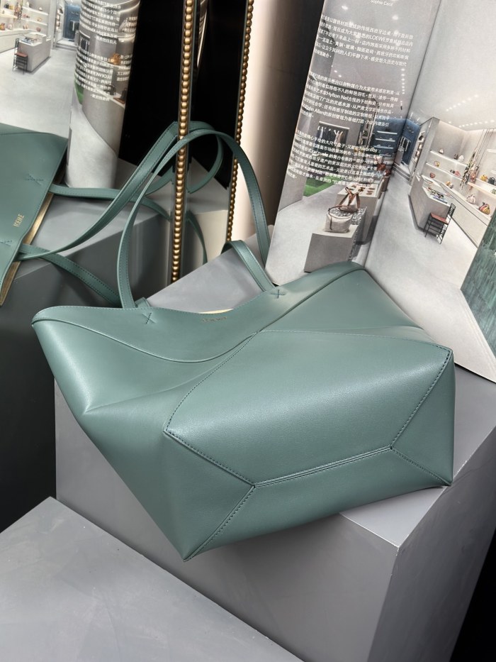 Medium Puzzle Fold tote in nappa calfskin“31.5*25.5*14.5CM”-086=