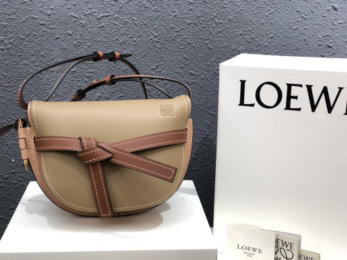Gate Dual Bag In Soft Calfskin And Jacquard“20*19*11.5CM”-086=